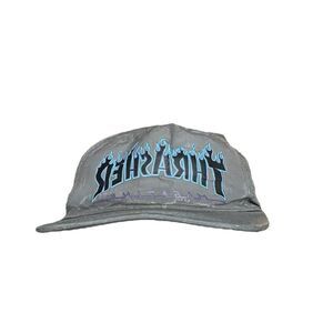 Theasher Blue Flame Snapback  